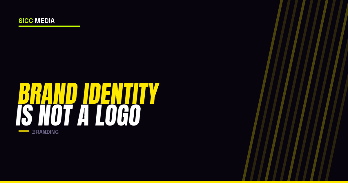Brand Identity Is Not a Logo