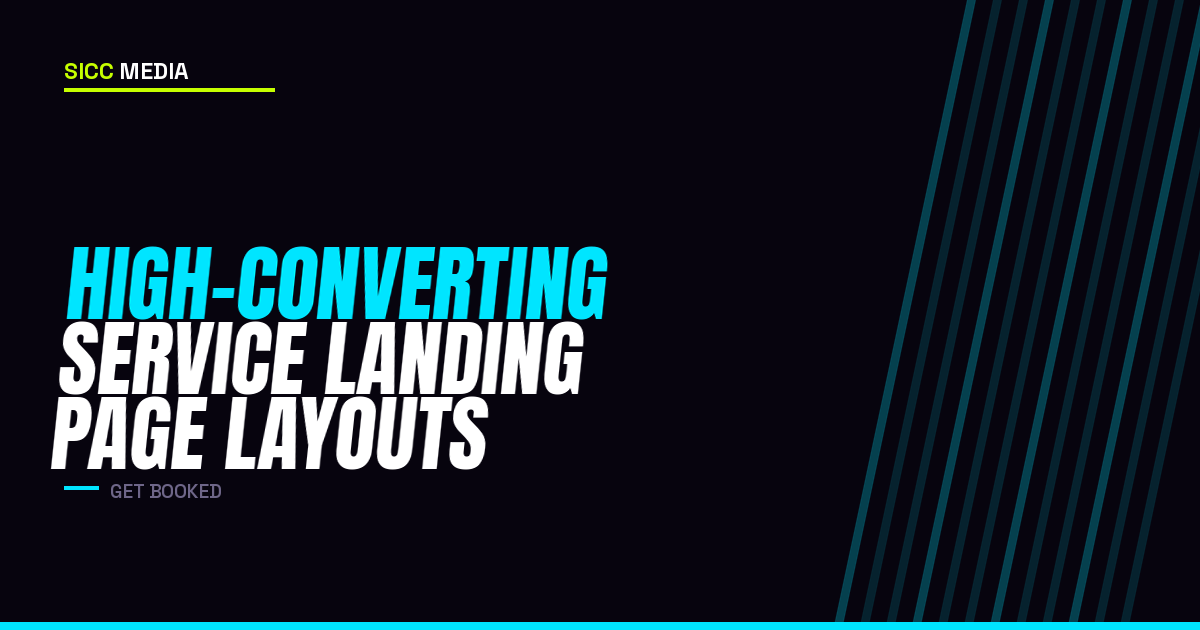 High-Converting Service Landing Page Layouts