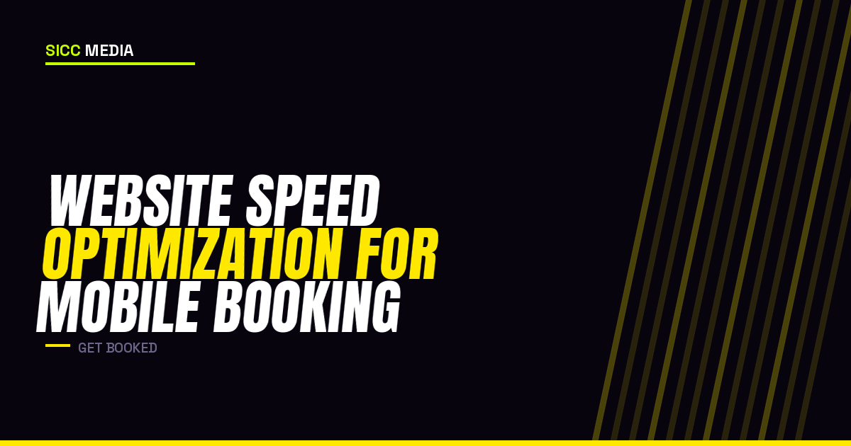 Website Speed Optimization for Mobile Booking