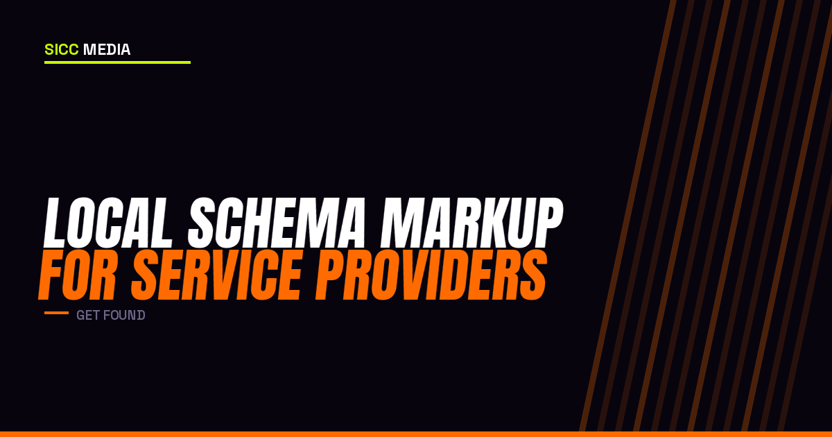 Local Schema Markup for Service Providers