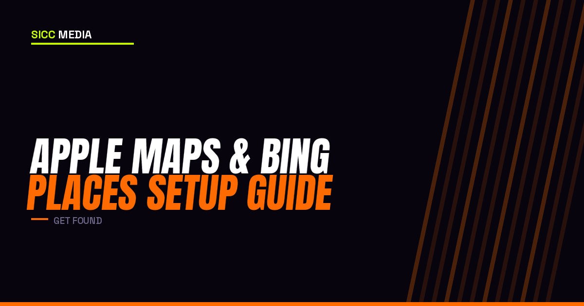 Apple Maps & Bing Places Setup Guide