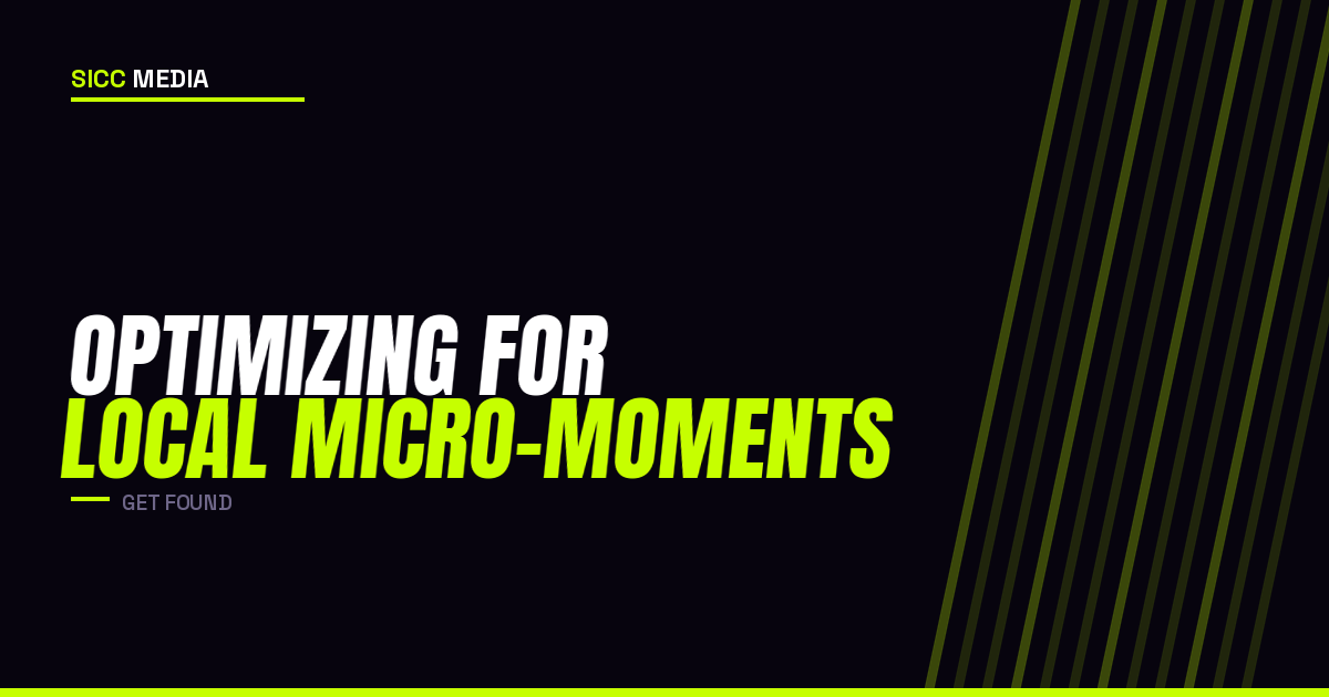 Optimizing for Local Micro-Moments