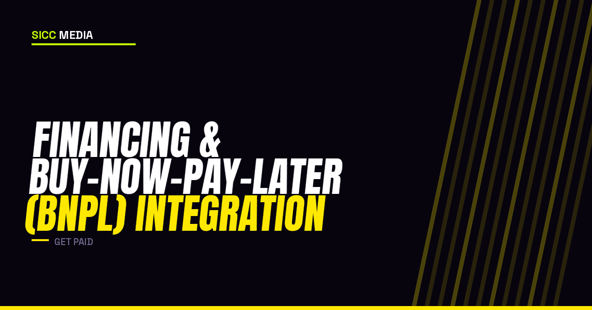 Financing & Buy-Now-Pay-Later Integration