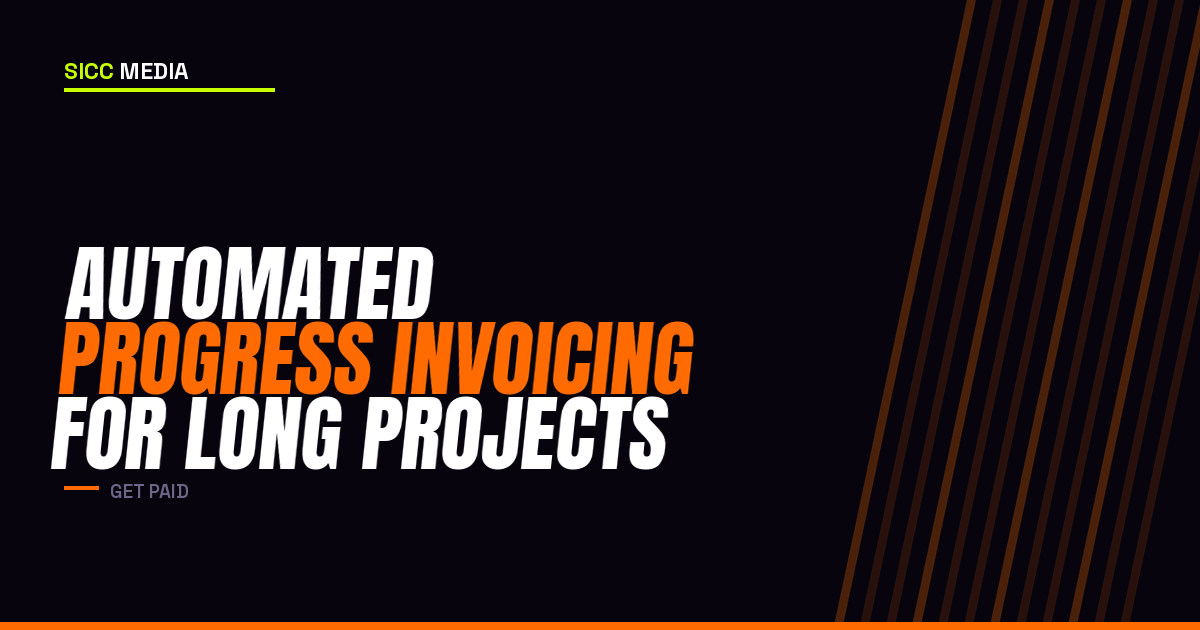 Automated Progress Invoicing for Long Projects