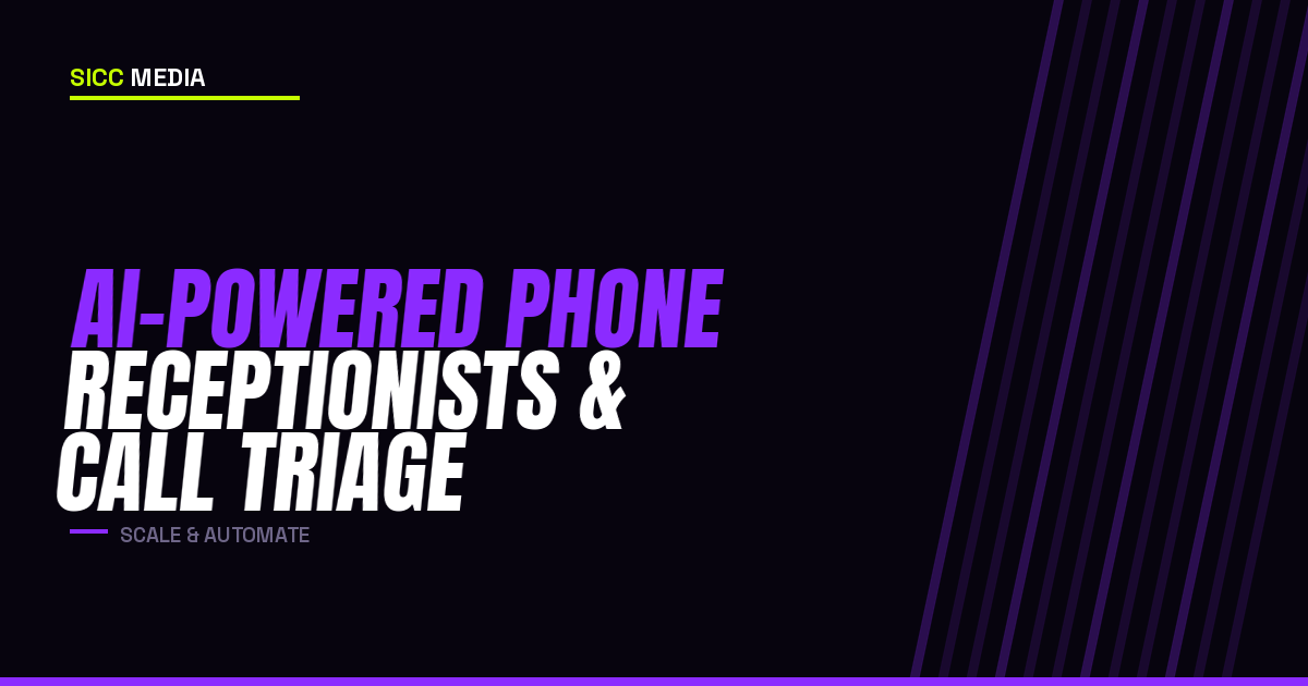 AI-Powered Phone Receptionists and Call Triage