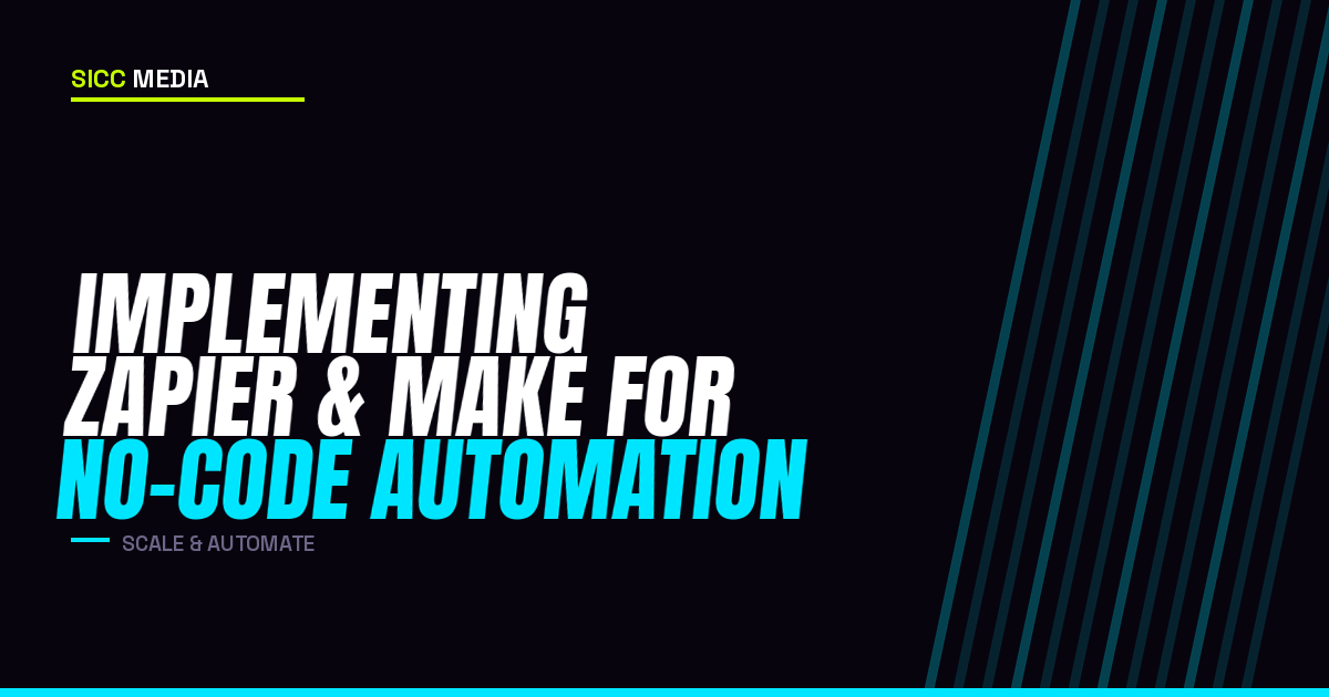 Implementing Zapier and Make for No-Code Automation