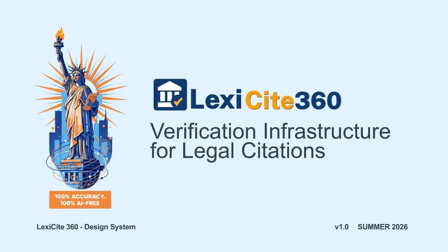 LexiCite360. Design system, cover.