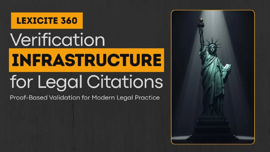 LexiCite360. Original presentation, cover.