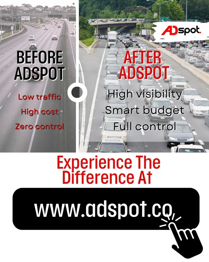 AdSpot. Before and after.