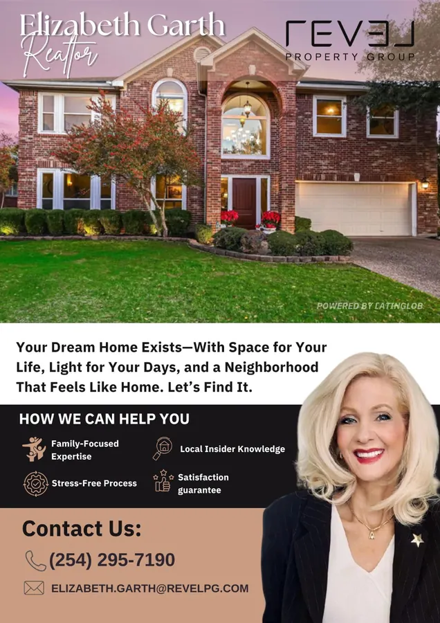 Elizabeth Garth, REVE. Real estate ad.
