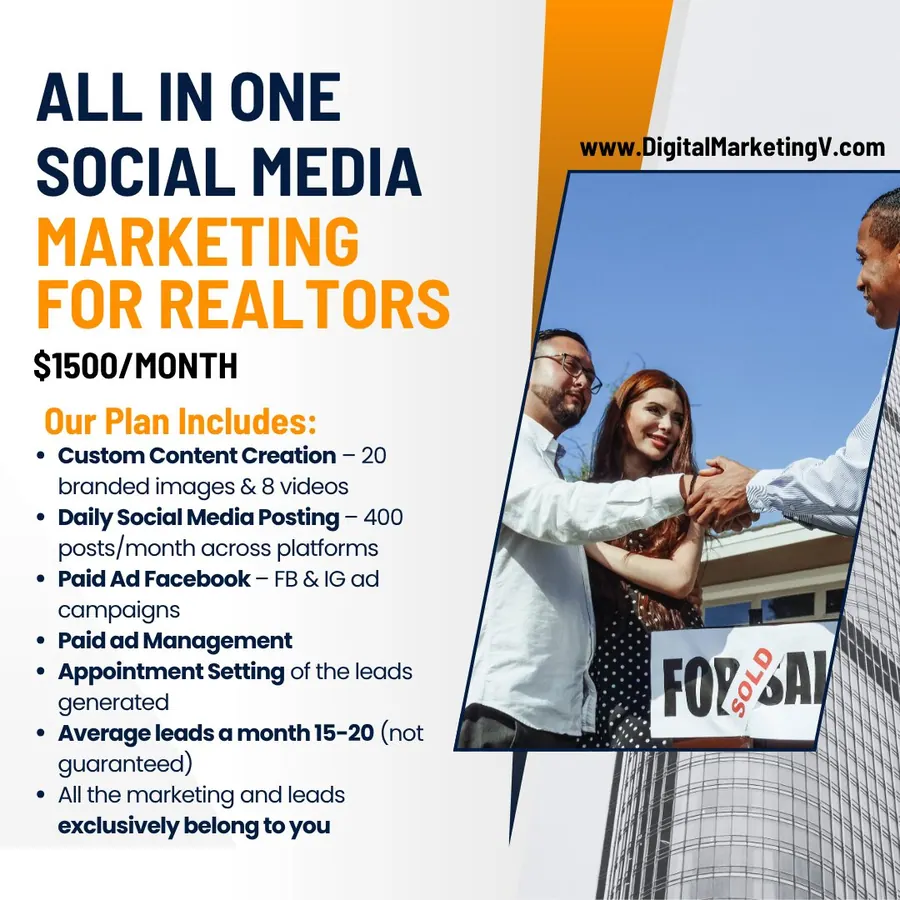 Digital Marketing Co. Realtor social package.