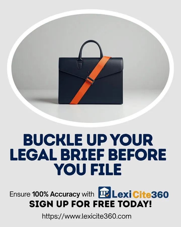 LexiCite360. Buckle up your brief, print.