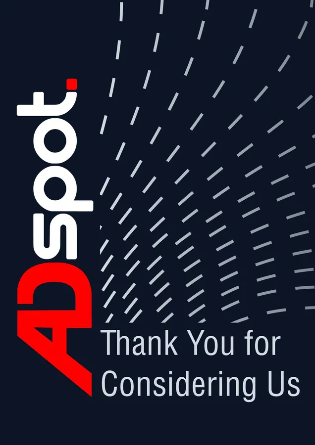 AdSpot. Proposal, interior spread.