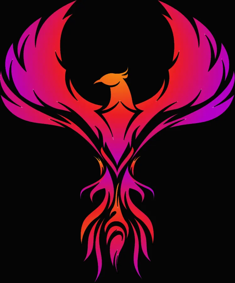 Justice Impact. Phoenix mark, spectrum.