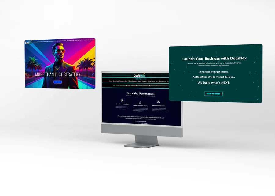 DocsNex. Dual screen mock.