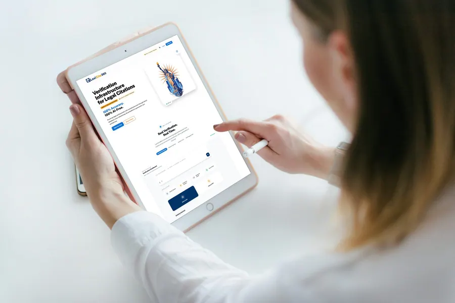LexiCite360. Tablet mock.