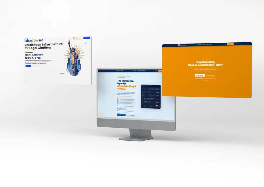 LexiCite360. Desktop and collateral.